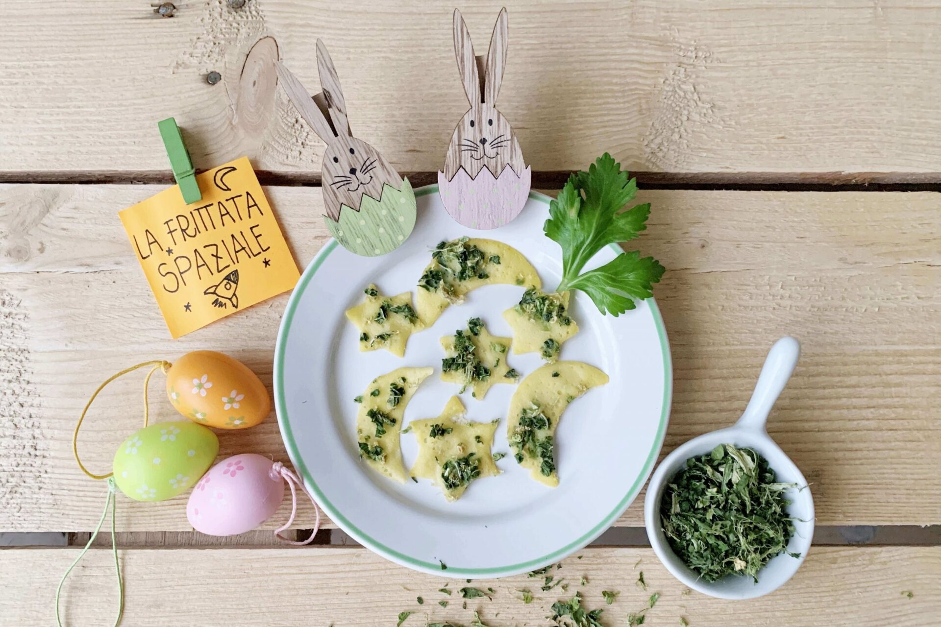 frittata spaziale sedano essiccato