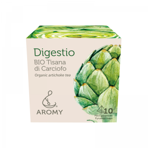 Tisana di carciofo biologico DIGESTIO Aromy fronte