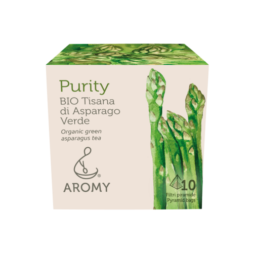 Tisana di asparago biologico PURITY Aromy fronte