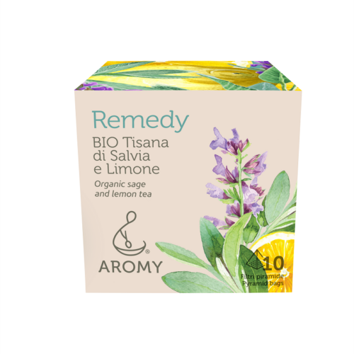 Tisana salvia e limone fronte